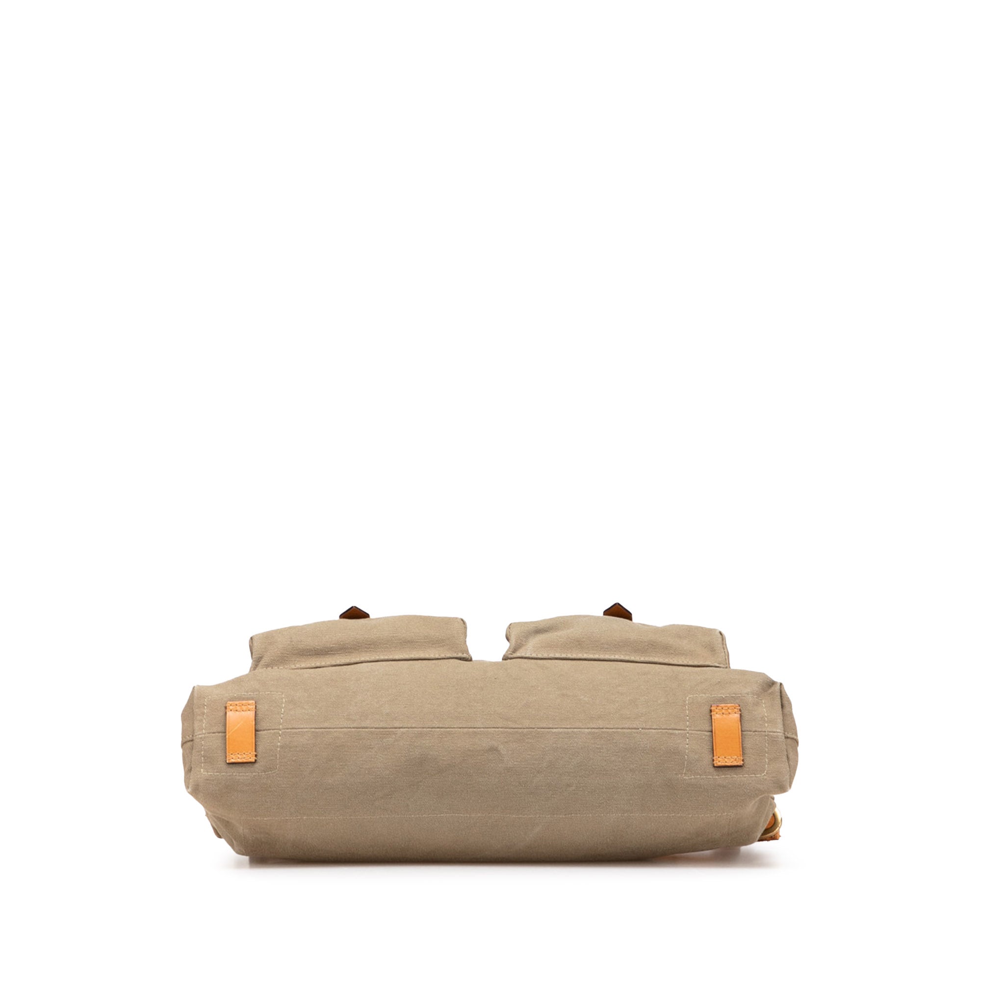 Canvas Utilitarian Shoulder Bag