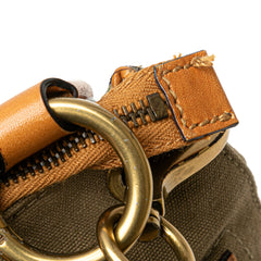 Canvas Utilitarian Shoulder Bag