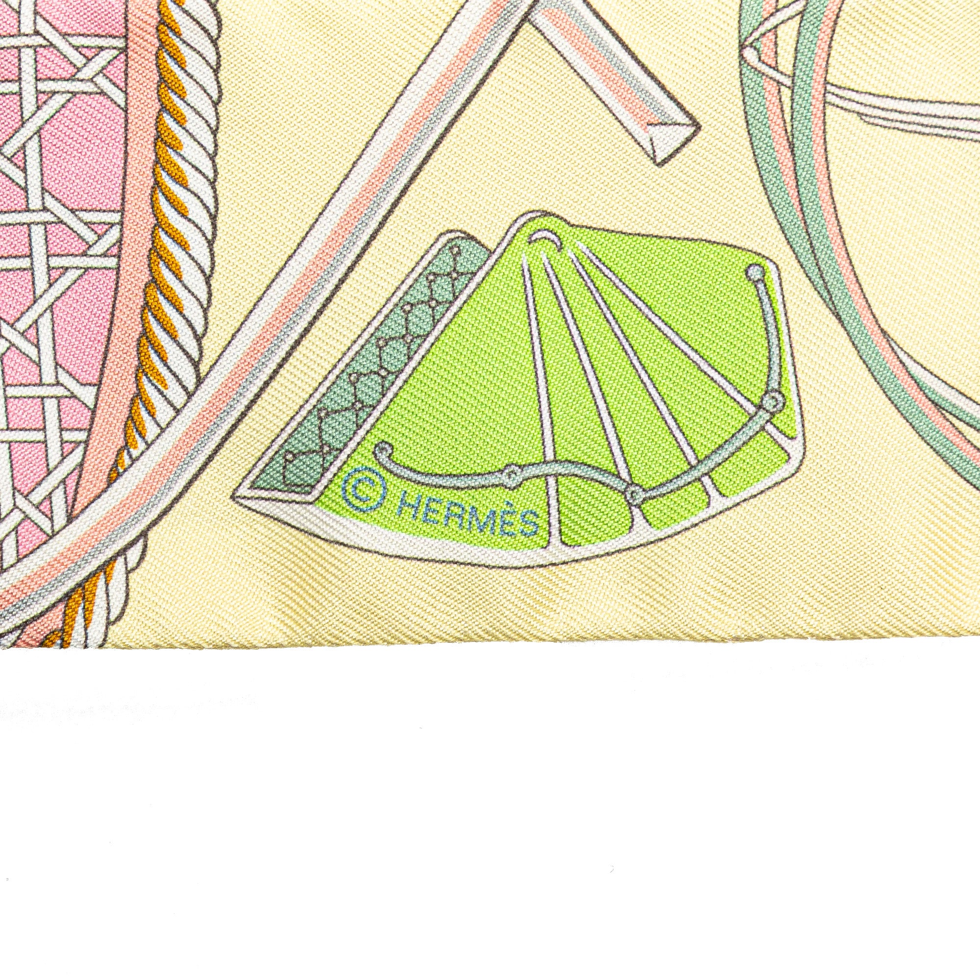 Les Voitures a Transformation Twilly Silk Scarf