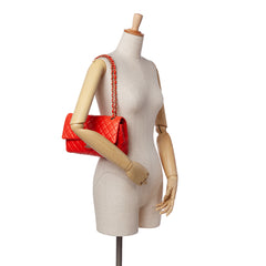Medium Classic Lambskin Double Flap