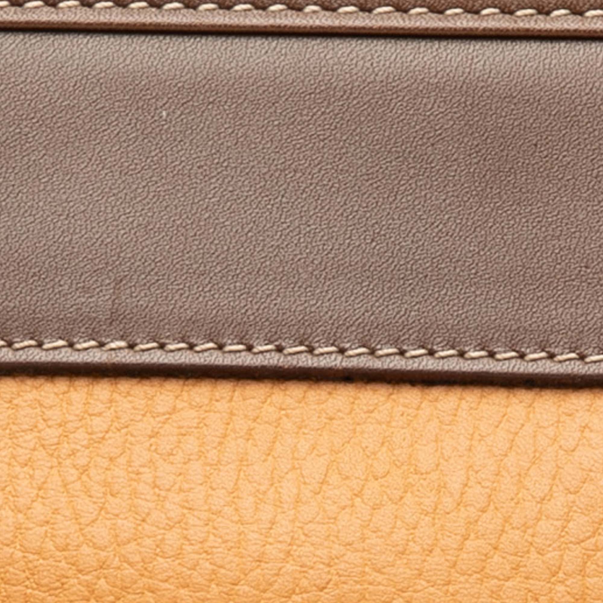 Leather Anagram Clutch