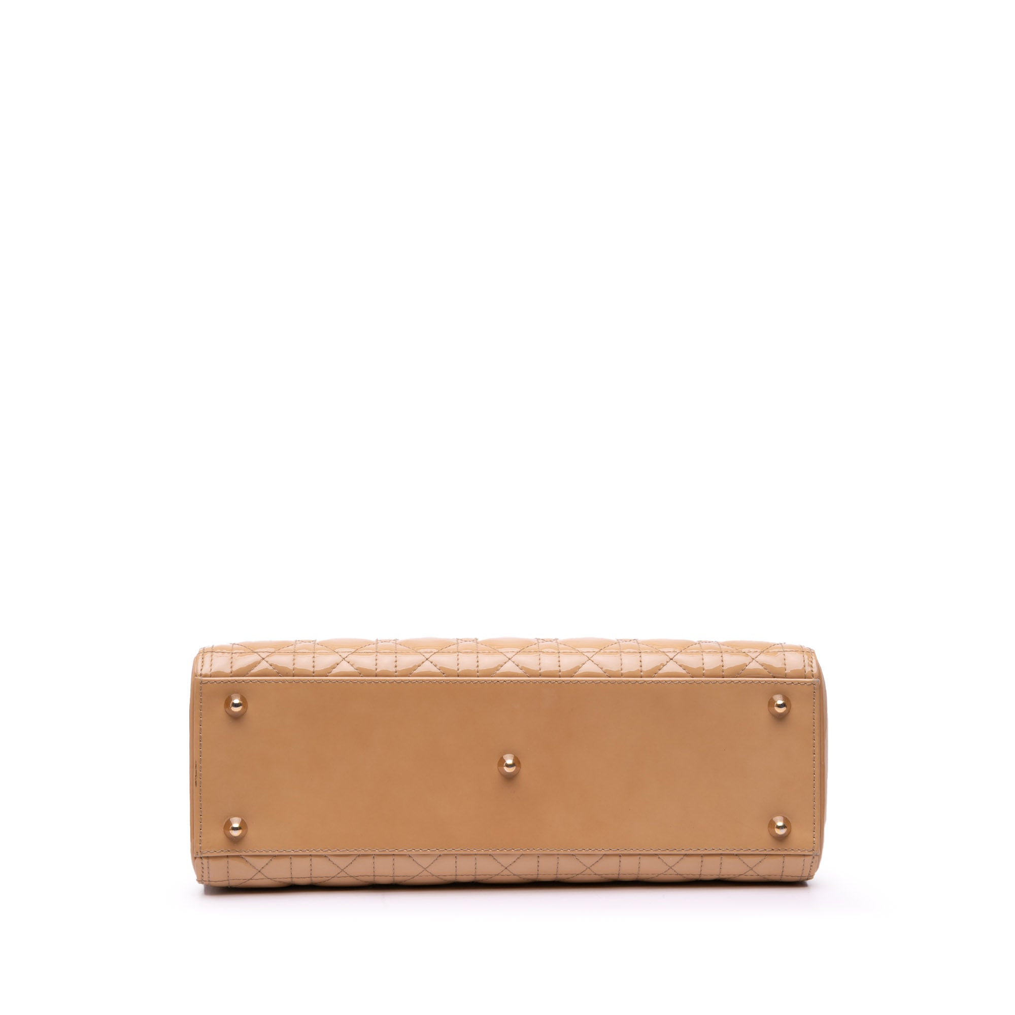 Large Patent Cannage Lady Dior