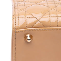 Large Patent Cannage Lady Dior