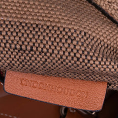 Medium Mega Check Canvas Ashby Bucket Bag