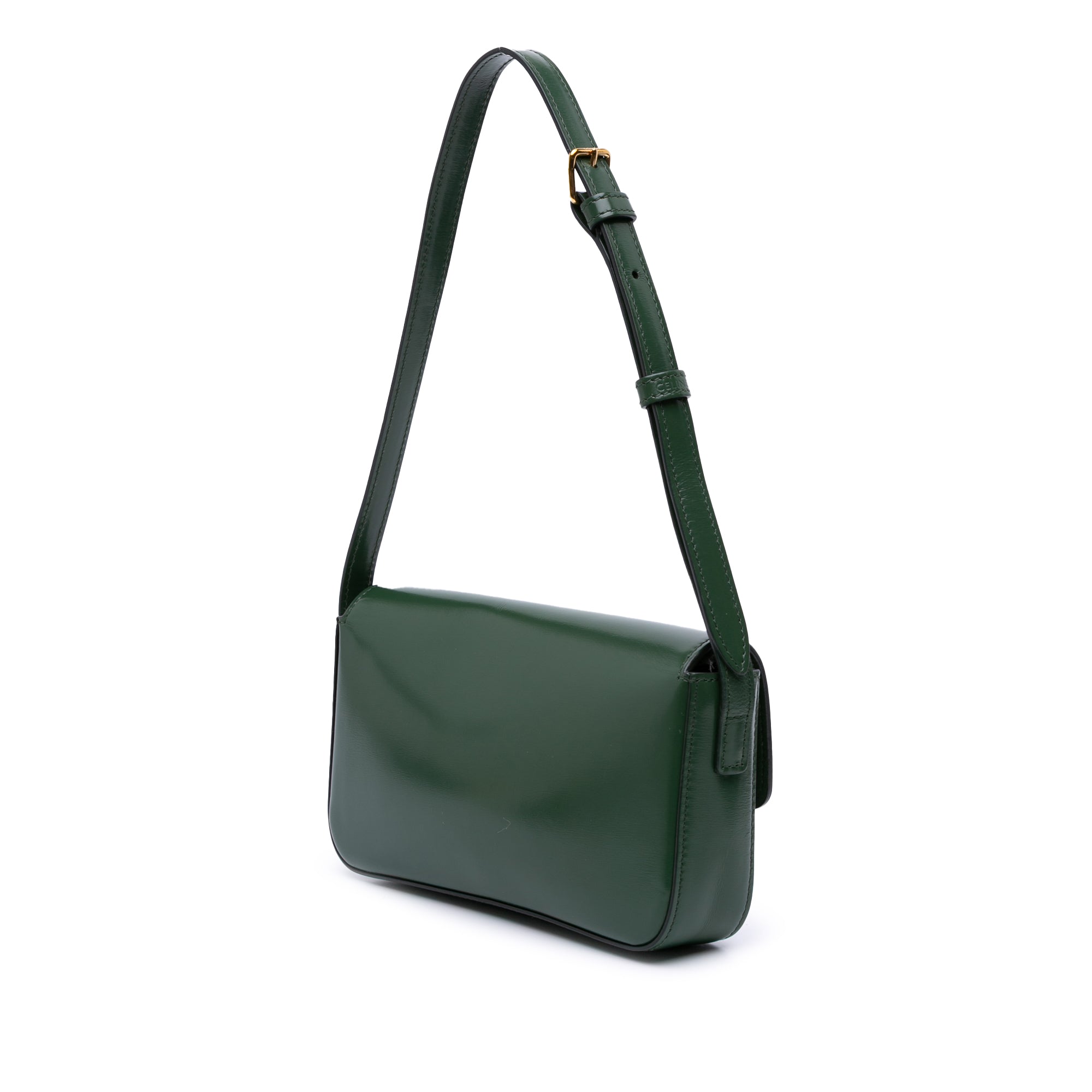Shiny Calfskin Claude Shoulder Bag
