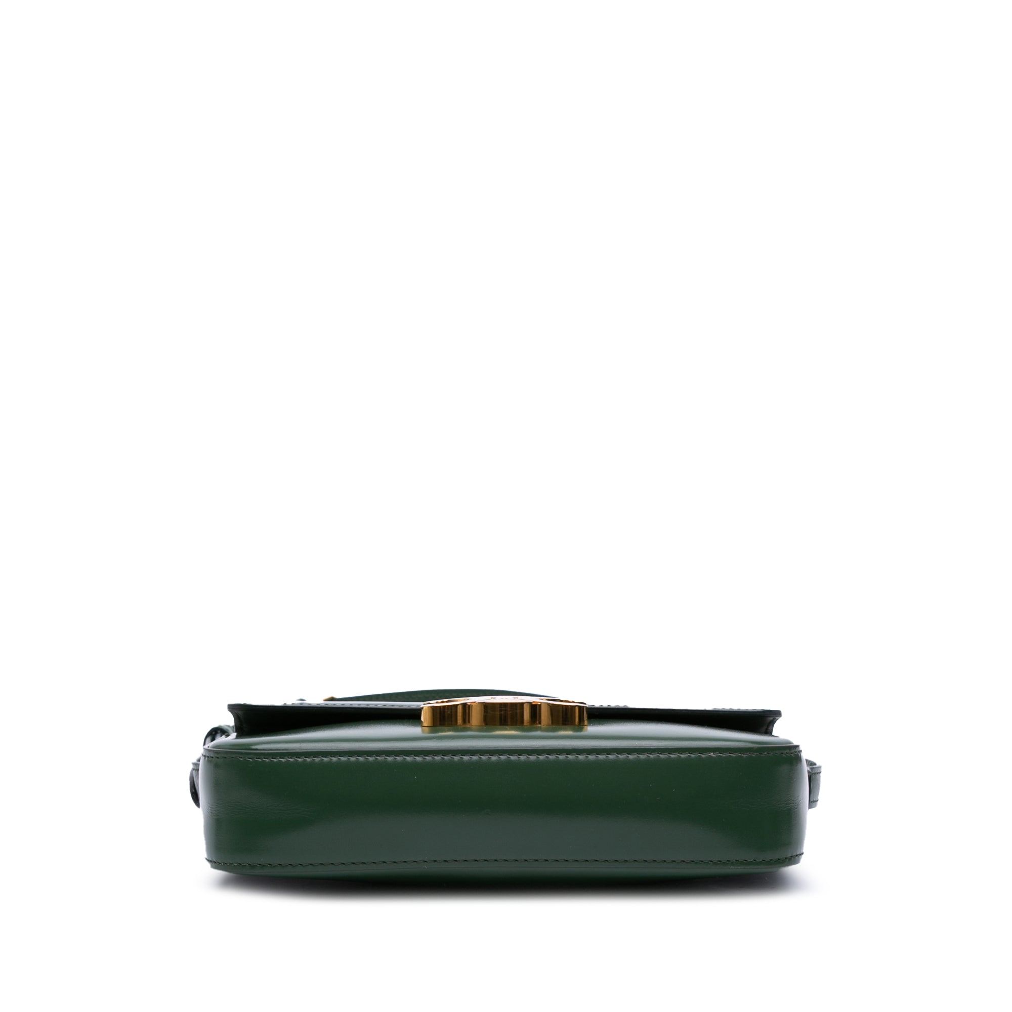 Shiny Calfskin Claude Shoulder Bag