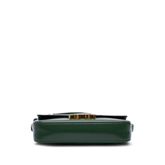 Shiny Calfskin Claude Shoulder Bag