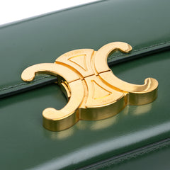 Shiny Calfskin Claude Shoulder Bag