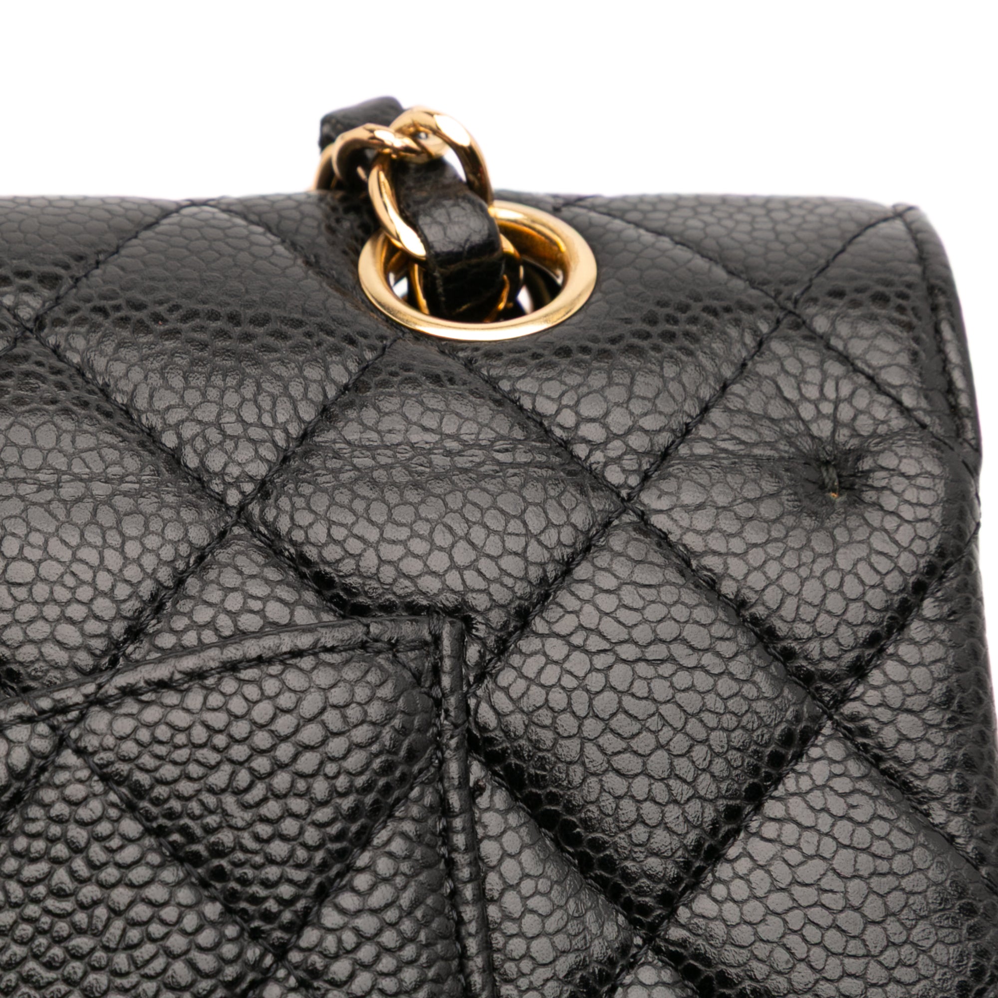 Medium Classic Caviar Double Flap