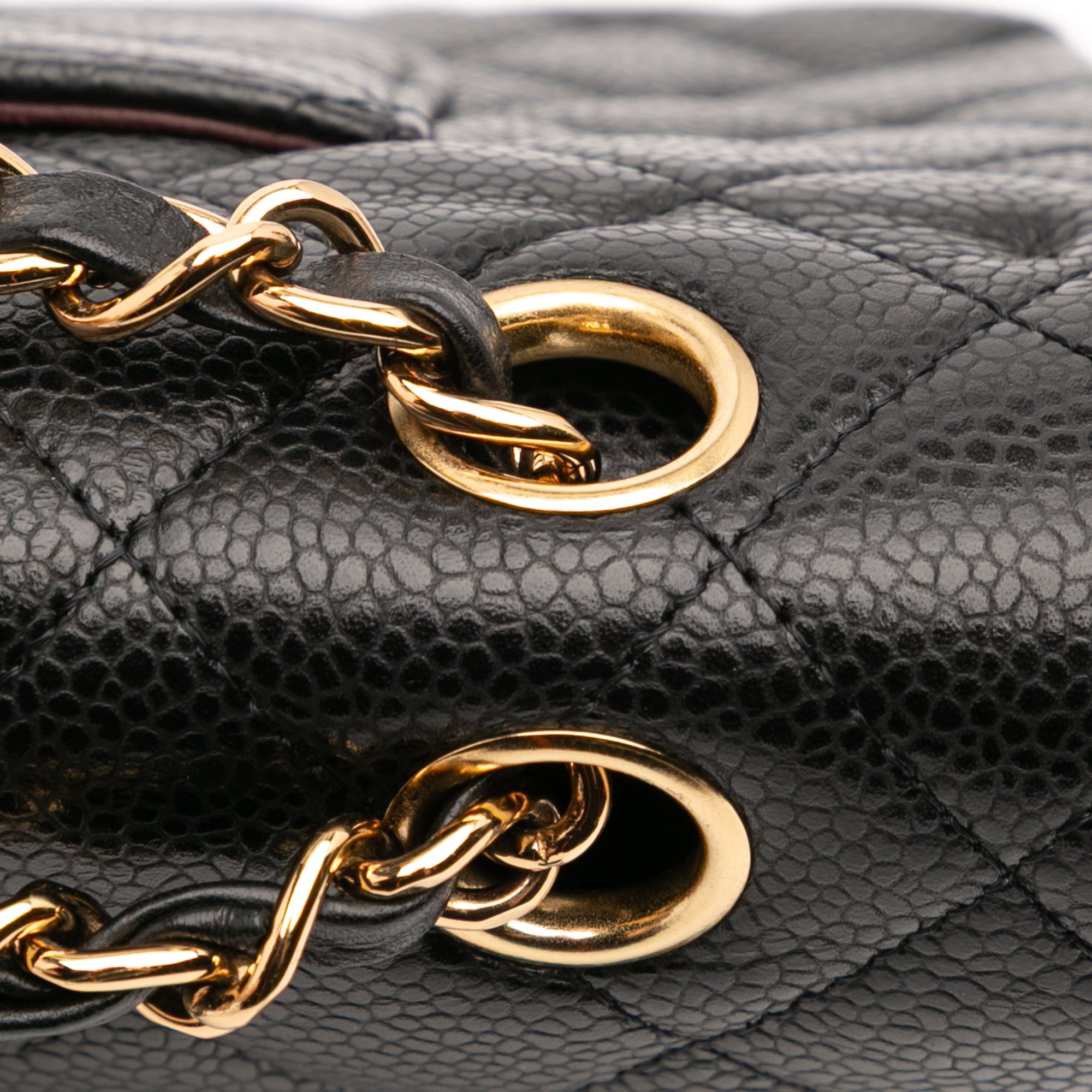 Medium Classic Caviar Double Flap