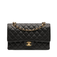 Medium Classic Caviar Double Flap