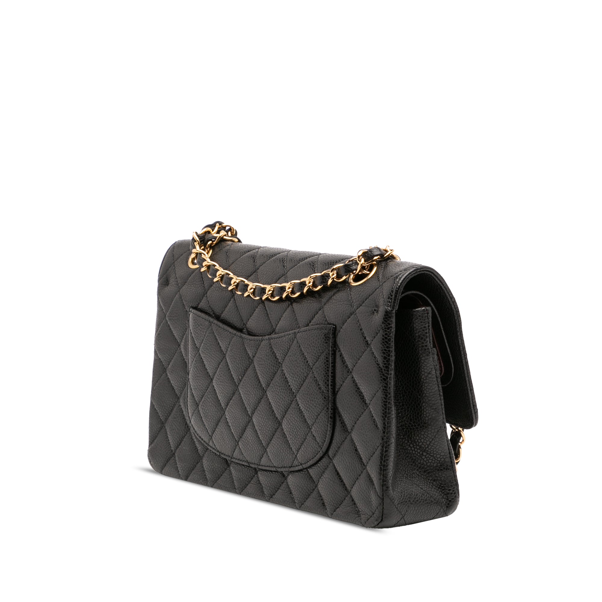 Medium Classic Caviar Double Flap