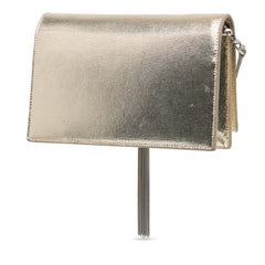 Small Metallic Kate Tassel Wallet On Chain