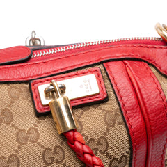Large GG Canvas Bella Satchel