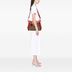 Large GG Canvas Bella Satchel