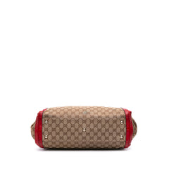 Large GG Canvas Bella Satchel
