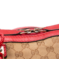 Large GG Canvas Bella Satchel