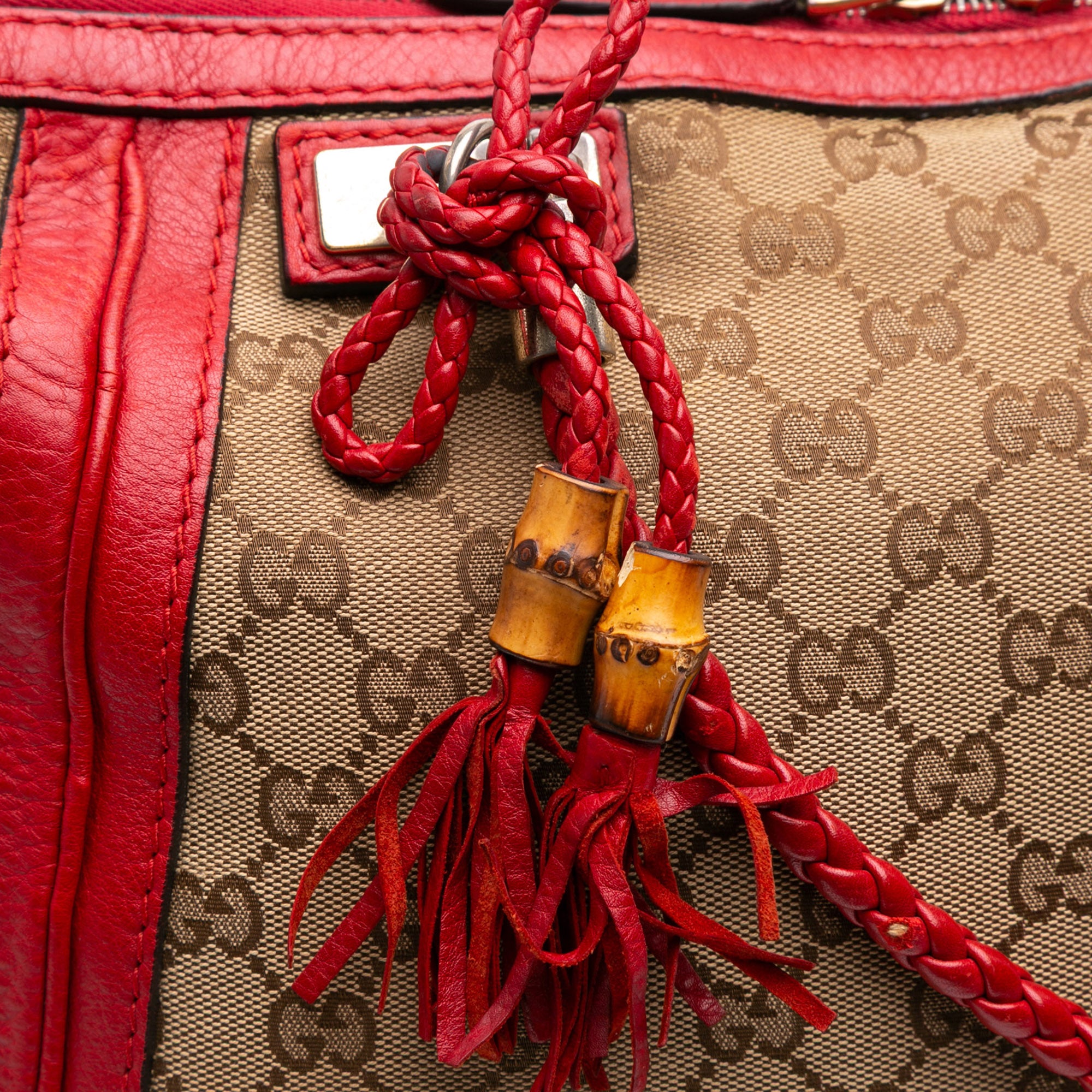 Large GG Canvas Bella Satchel