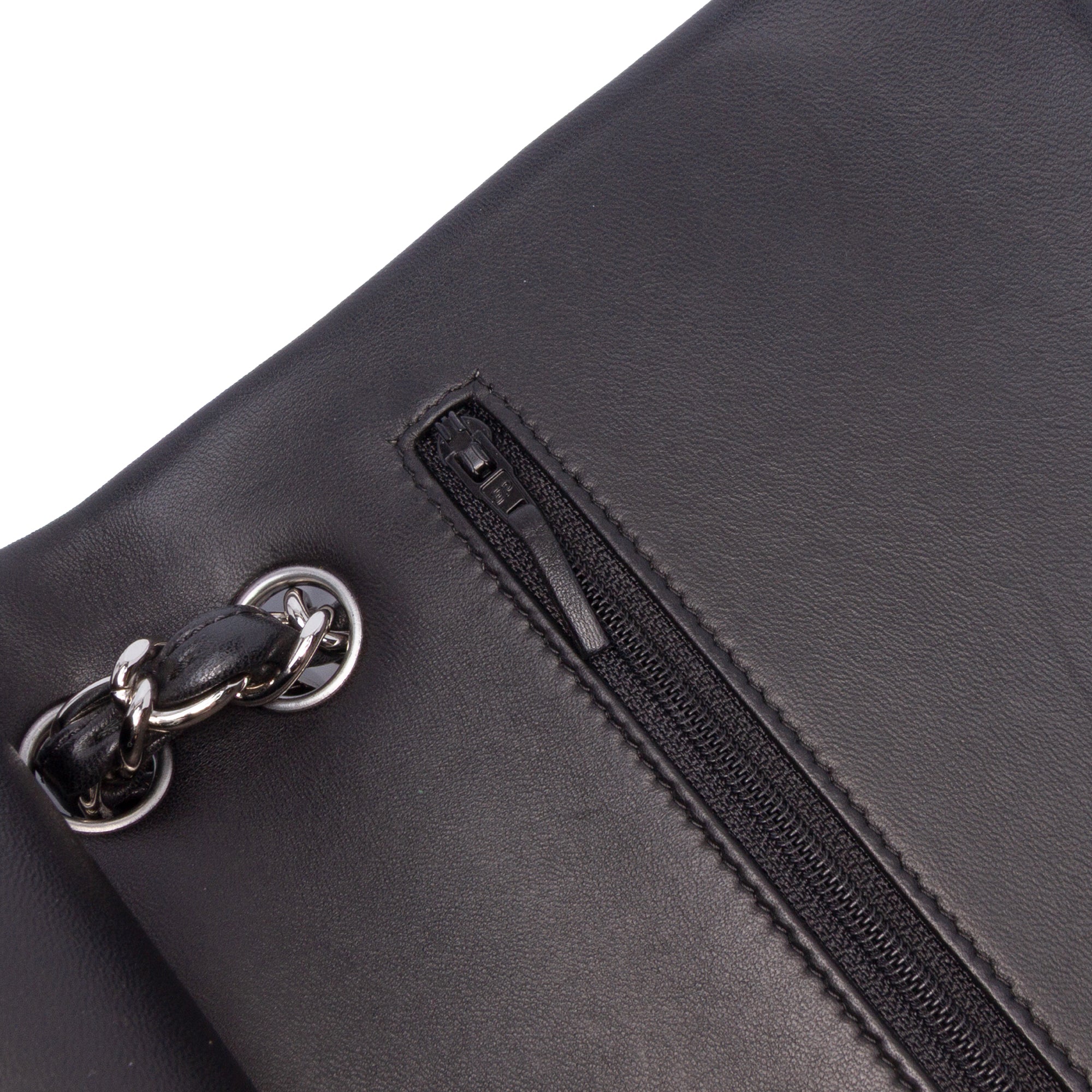 Jumbo Classic Lambskin Double Flap