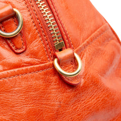 Vitello Shine Bauletto Satchel