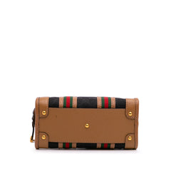 Mini GG Canvas Web Bauletto Top Handle Bag