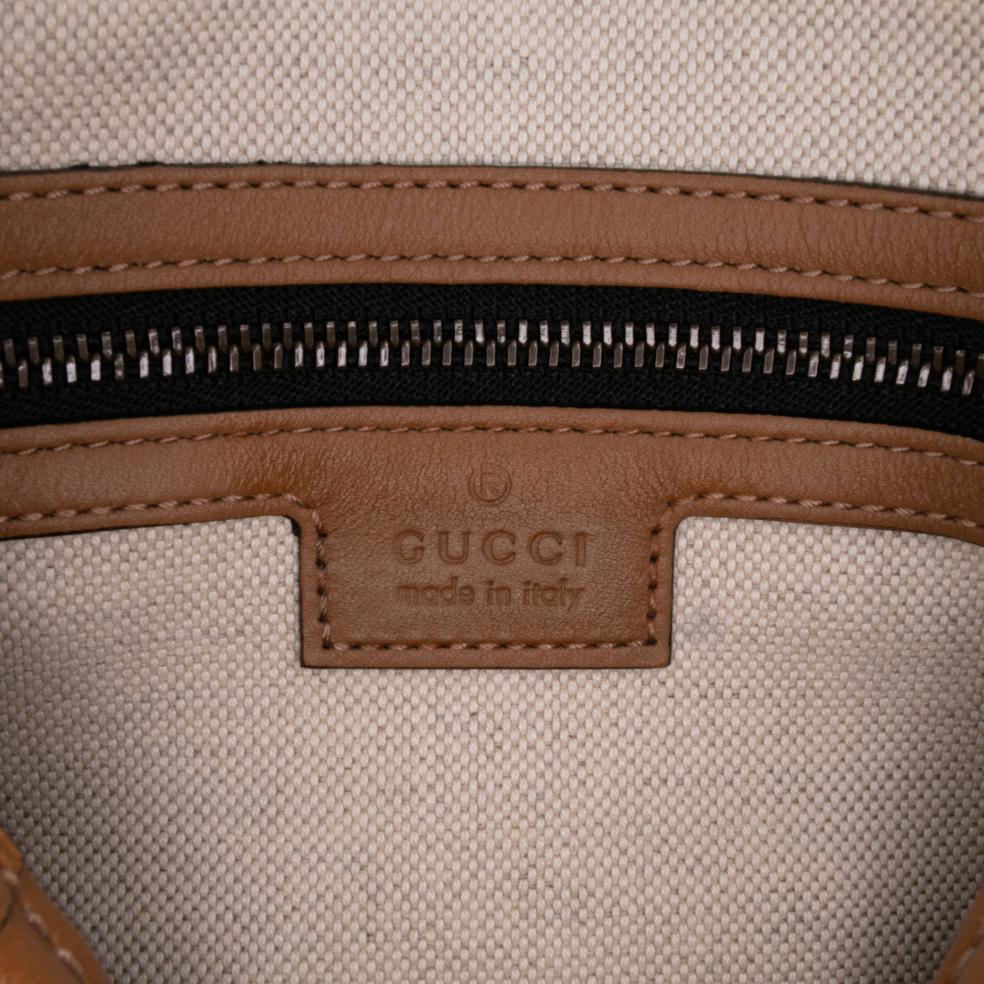 Mini GG Canvas Web Bauletto Top Handle Bag