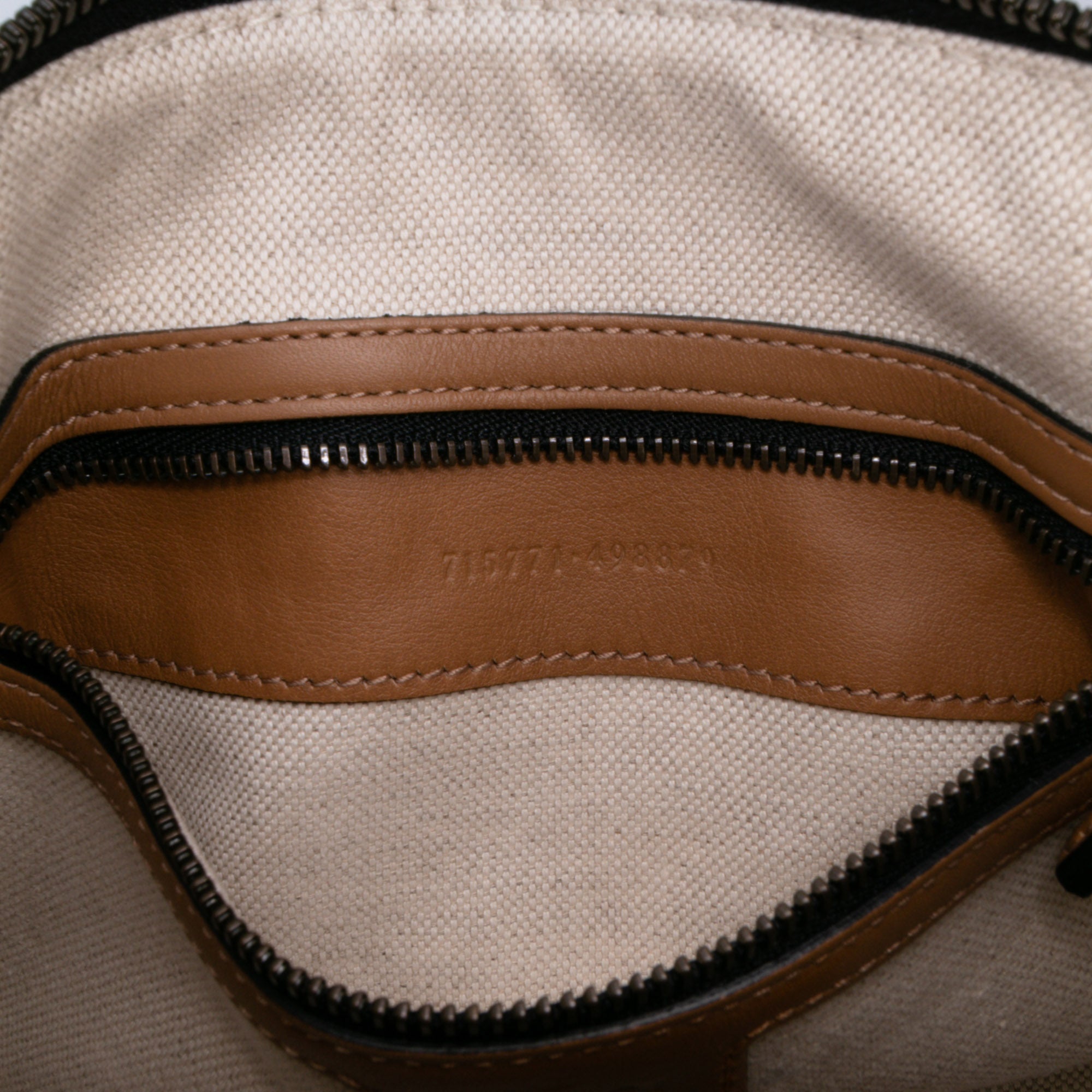 Mini GG Canvas Web Bauletto Top Handle Bag