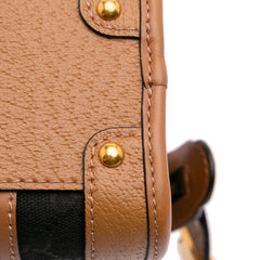 Mini GG Canvas Web Bauletto Top Handle Bag