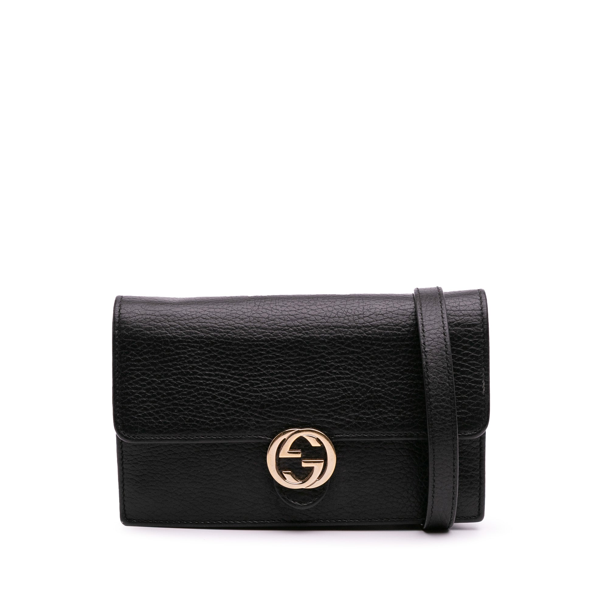 Interlocking G Dollar Calfskin Wallet on Chain