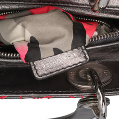 Anselm Reyle Medium Metallic Lambskin Cannage Lady Dior