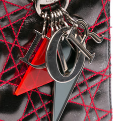 Anselm Reyle Medium Metallic Lambskin Cannage Lady Dior