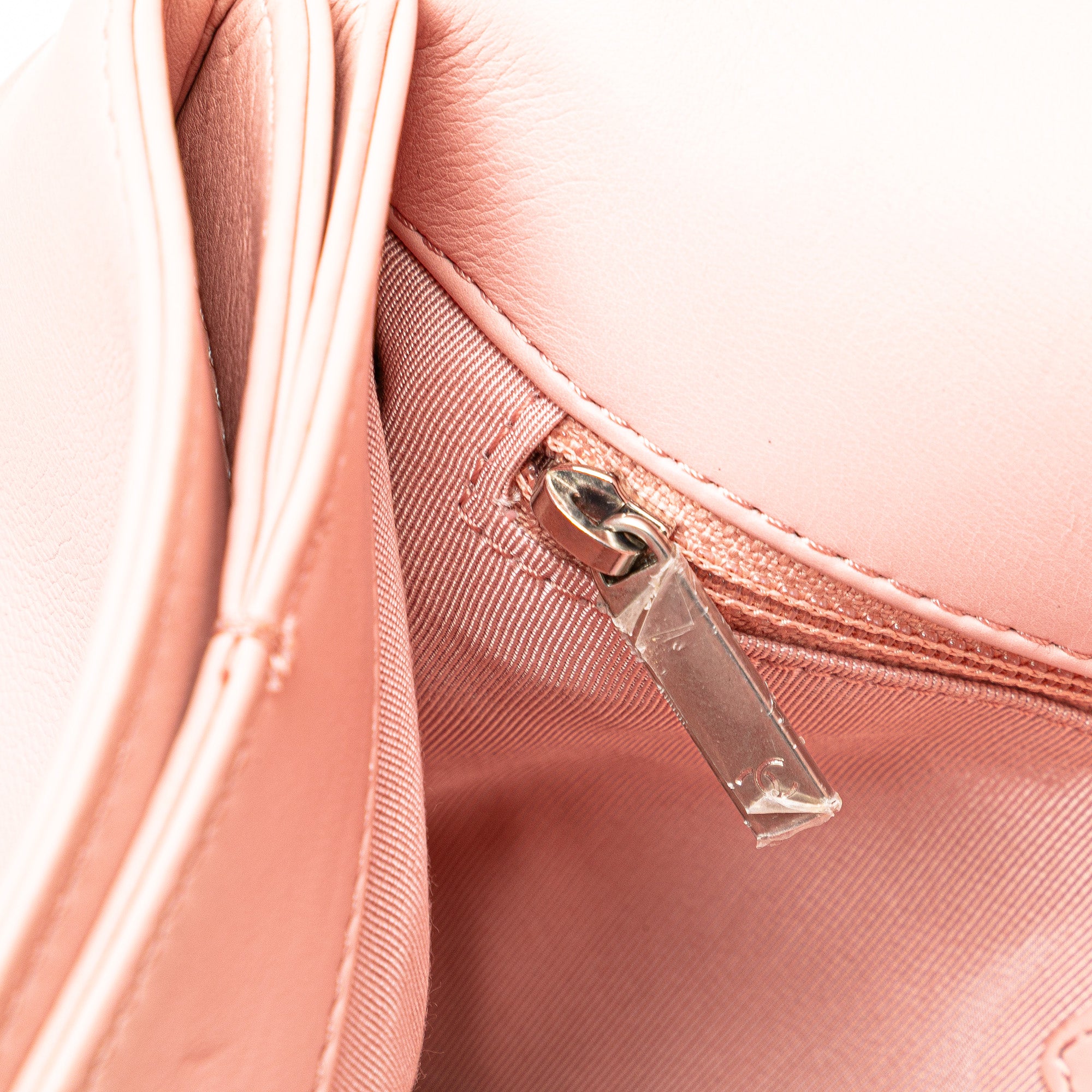 Chevron Calfskin Studded Full Flap