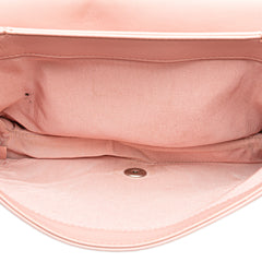 Chevron Calfskin Studded Full Flap