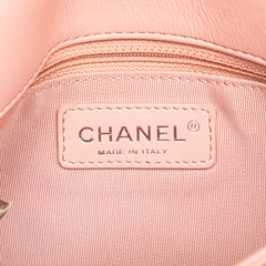 Chevron Calfskin Studded Full Flap