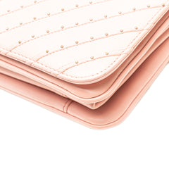 Chevron Calfskin Studded Full Flap