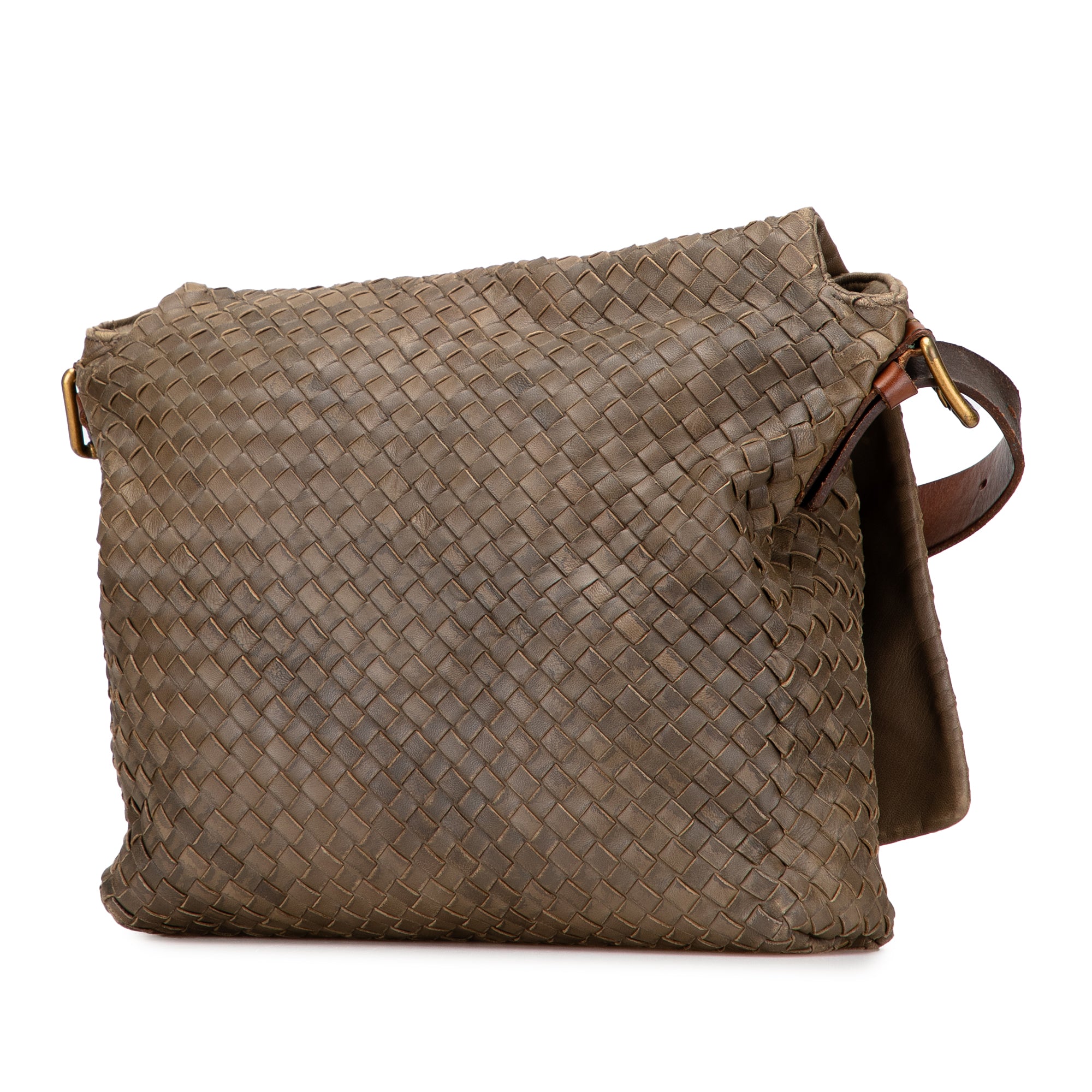 Nappa Intrecciato Messenger Bag