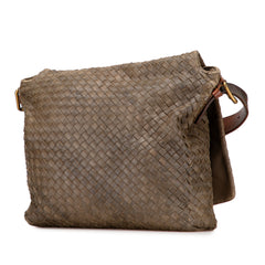 Nappa Intrecciato Messenger Bag