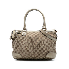 GG Canvas Sukey Satchel