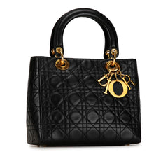 Medium Lambskin Cannage Lady Dior_1