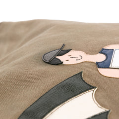 Canvas Family Beach Print Tote