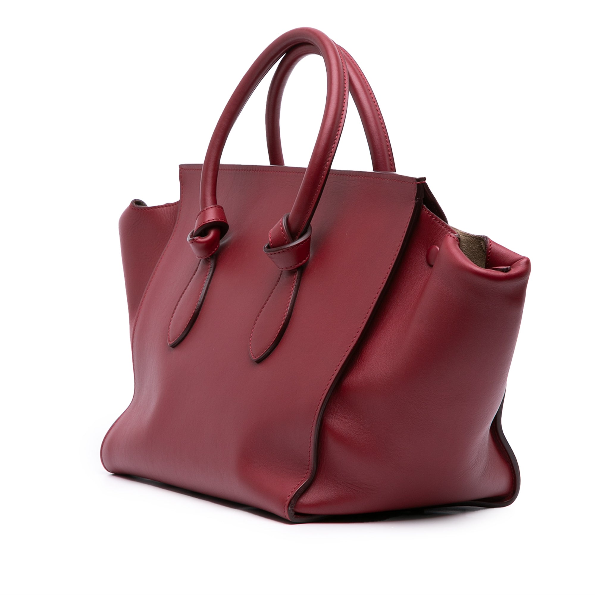 Medium Smooth Calfskin Tie Knot Tote