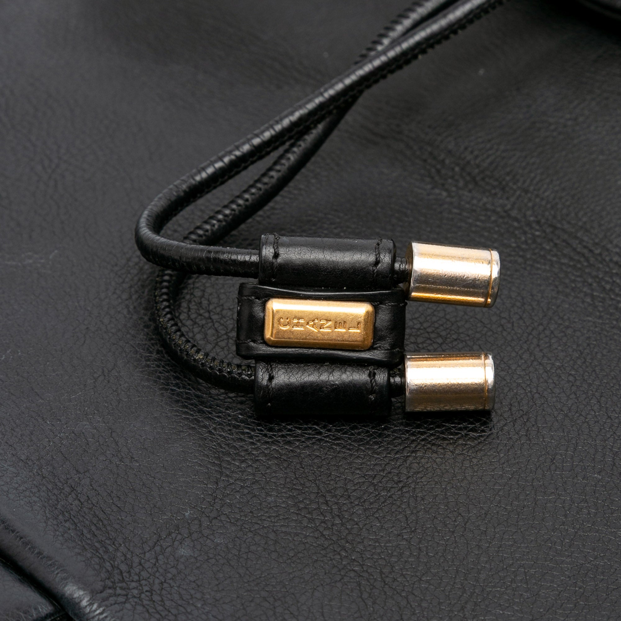 CC Chevron Calfskin Round Flap Satchel