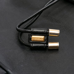 CC Chevron Calfskin Round Flap Satchel