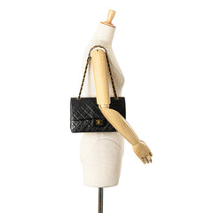 Medium Classic Lambskin Double Flap