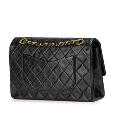 Medium Classic Lambskin Double Flap