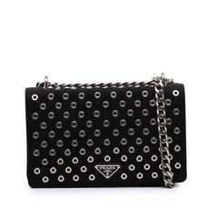 Tessuto Grommet Crossbody