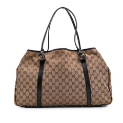 Large GG Canvas Twins Tote