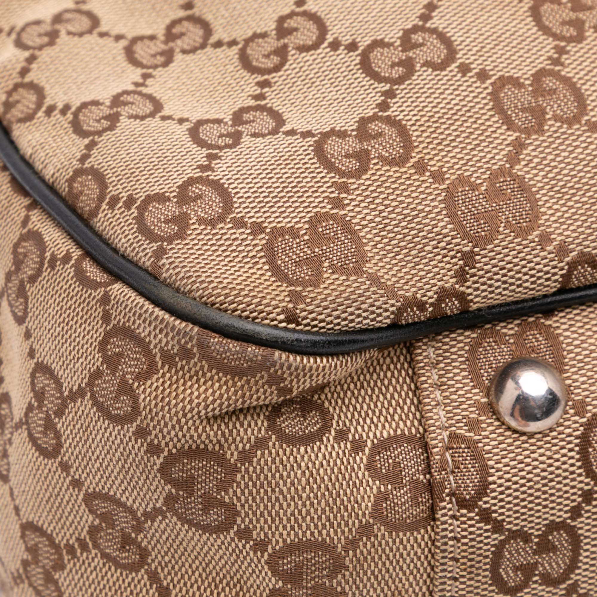 Large GG Canvas Twins Tote