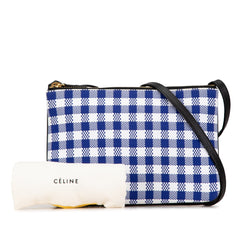 Small Gingham Canvas Trio Crossbody