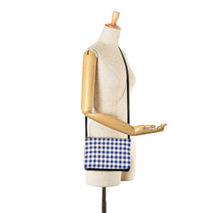 Small Gingham Canvas Trio Crossbody